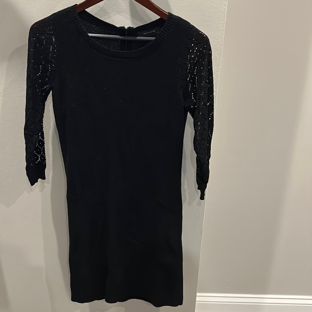 Knit sweater dress